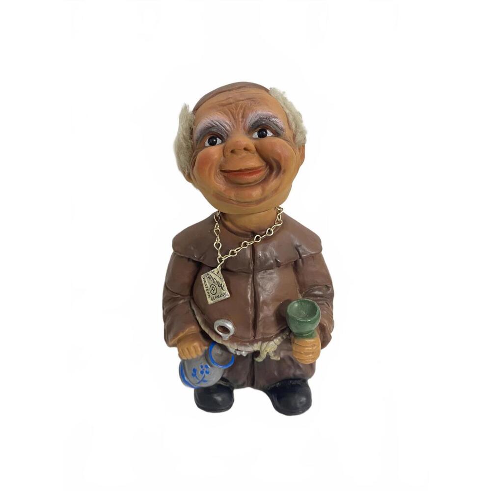 Vintage Heico Western Germany Friar Monk Bobblehead Nodder